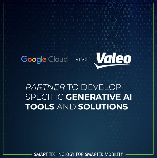 Valeo accélère dans l'IA générative avec Google Cloud